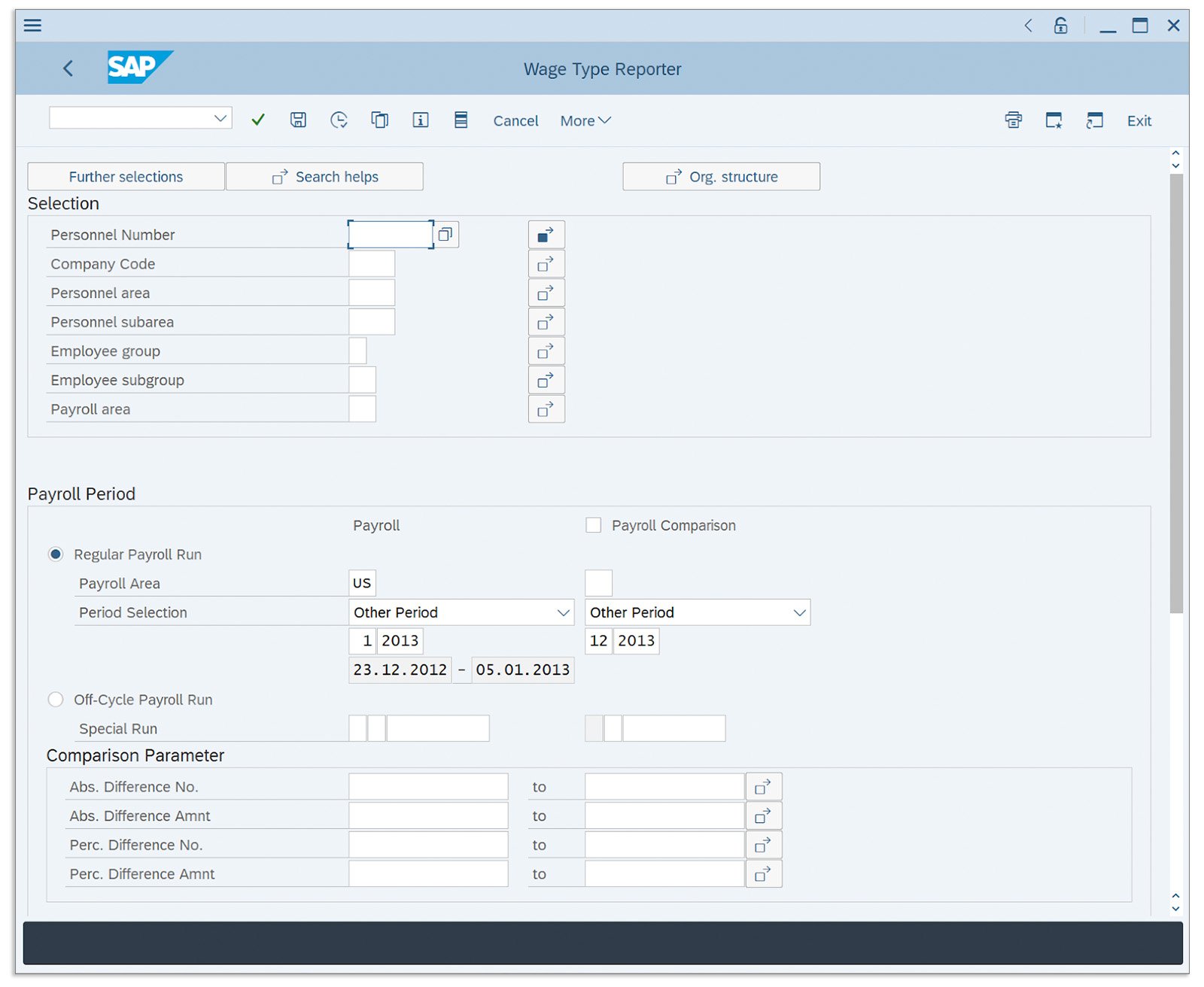 Why struggle with the SAP Wage Type Reporter when you can use Query